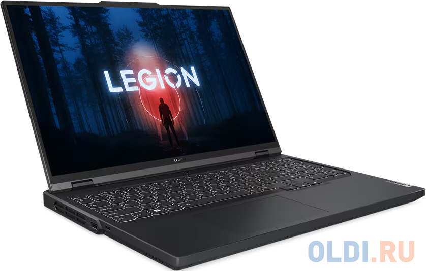 Ноутбук Lenovo Legion Pro 5 16ARX8 Ryzen 5 7645HX 16Gb SSD1Tb NVIDIA GeForce RTX4050 6Gb 16" IPS WQXGA (2560x1600) noOS dk.grey WiFi BT Cam (82WM