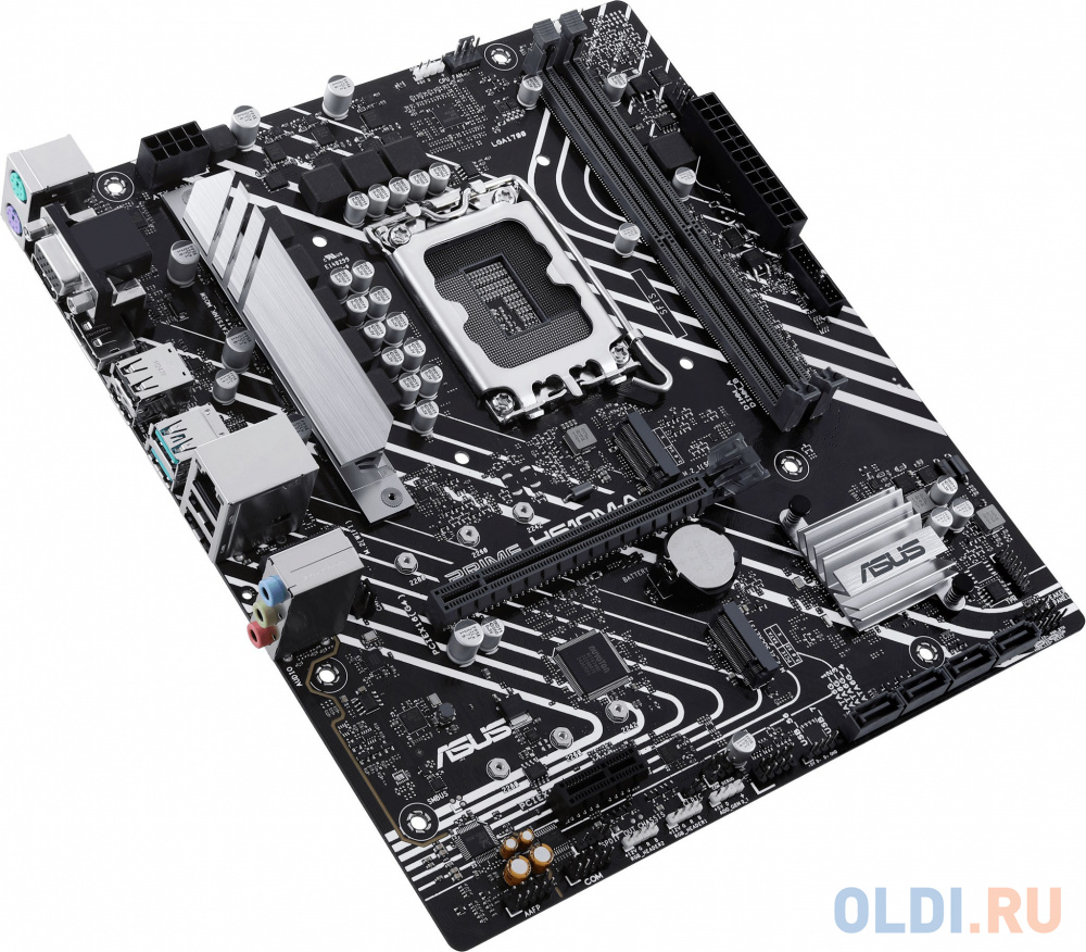 ASUS PRIME H610M-A-CSM, LGA1700, H610, 2*DDR5, VGA + DP + HDMI, 4 SATA 6, 2*M.2, USB 3.2, USB 2.0, mATX; 90MB1G20-M0EAYC в Москвe