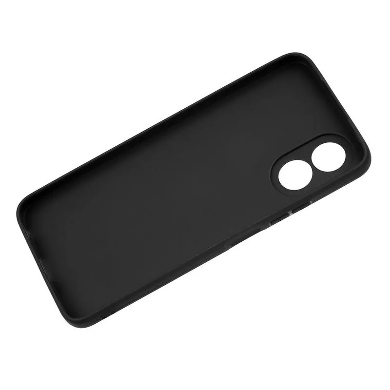 Чехол DF для Oppo A38 4G Silicone Black oCase-24 в Москвe