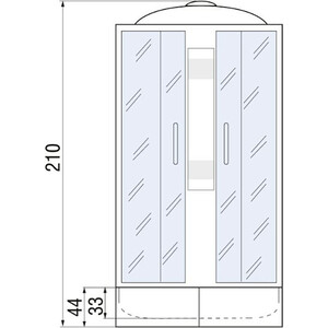 Душевая кабина River Nara 120/90/44 МТ R