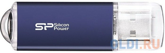 Флеш накопитель 64Gb Silicon Power Ultima II, USB 2.0, Синий