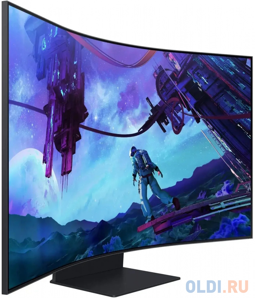 Монитор Samsung 55" S55CG97WNI черный VA LED 1ms 16:9 HDMI M/M полуматовая HAS Piv 600cd 178гр/178гр 240Hz DP WQ USB 41.5кг