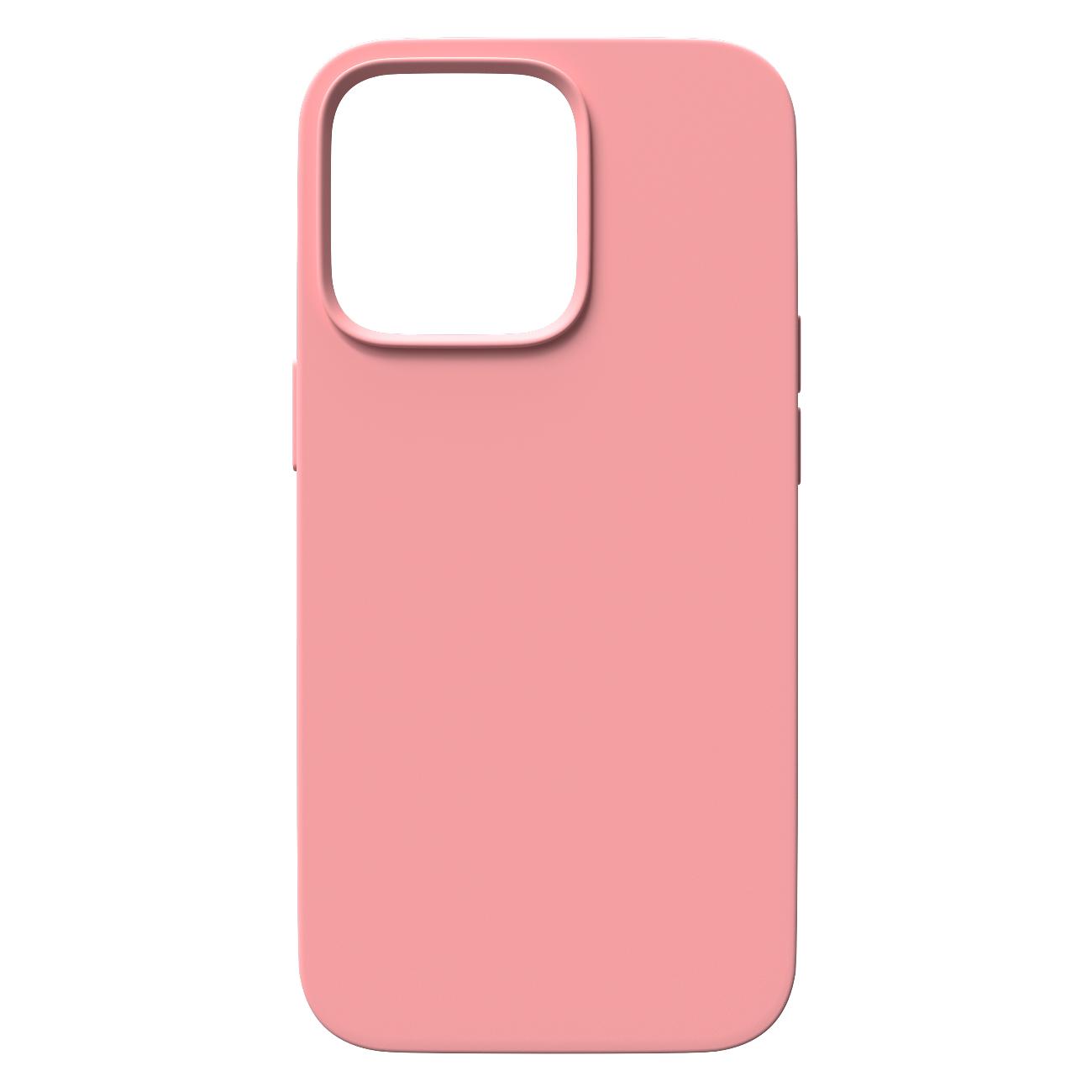Чехол силиконовый Red Line для iPhone 14 Pro, с микрофиброй, Pink Sand