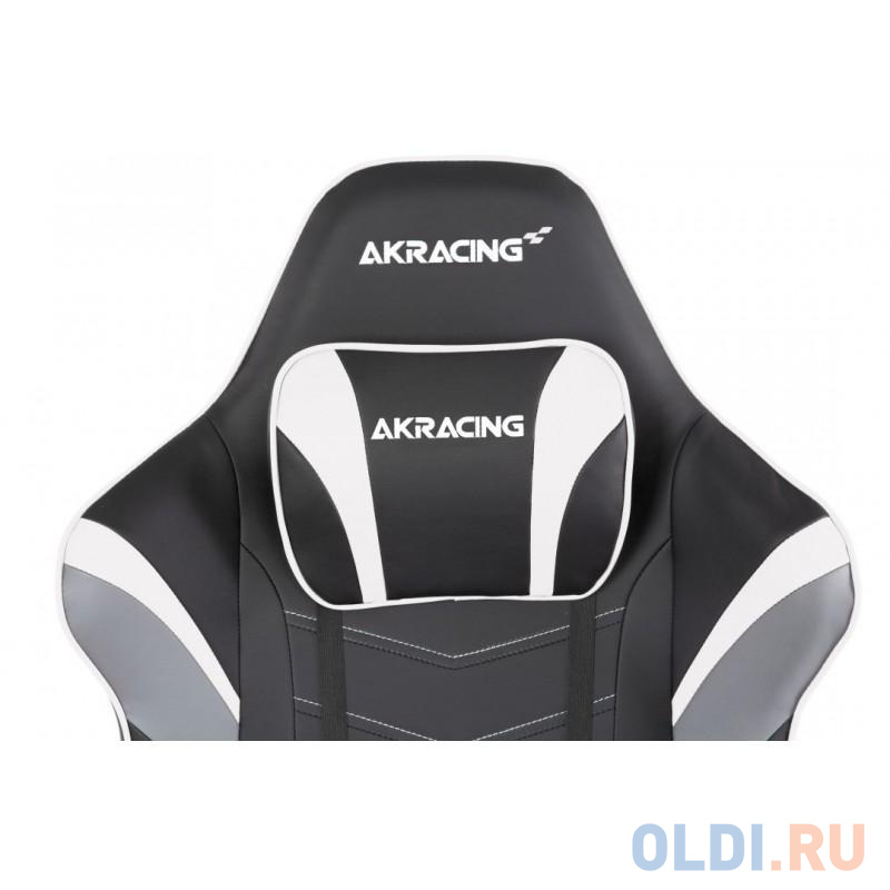 Кресло игровое Akracing MAX черный/белый в Москвe