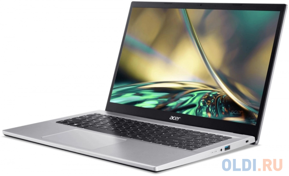 Ноутбук 15.6" FHD ACER Aspire A315-59-39S9 silver (Core i3 1215U/8Gb/256Gb SSD/VGA int/noOS) ((NX.K6TEM.004))