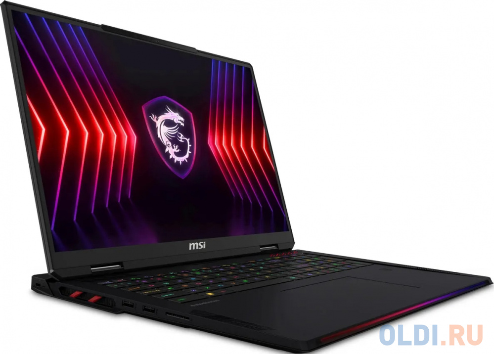 Ноутбук MSI Raider 18 HX A14VHG-461XRU Core i9 14900HX 32Gb SSD1Tb NVIDIA GeForce RTX4080 12Gb 18" IPS QHD+ (2560x1600) Free DOS black WiFi BT Ca в Москвe