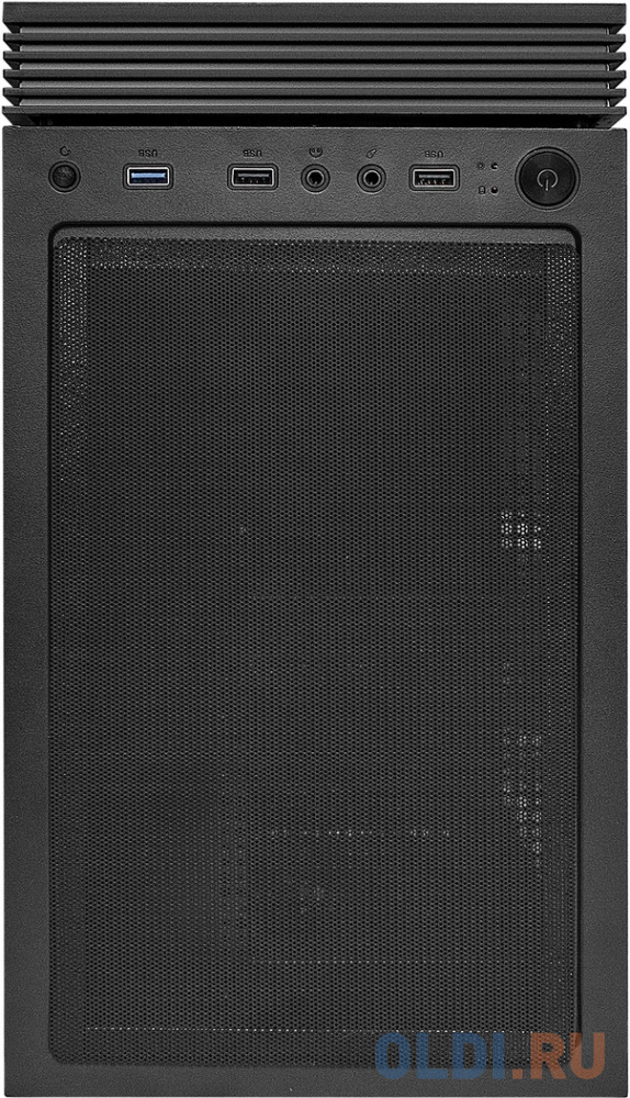 Корпус Miditower ExeGate i3 MATRIX-NPX600 (ATX, 600NPX 12см, 2*USB+1*USB3.0, HD аудио, черный, 2 вент. 18см с RGB подсветкой, пылевые фильтры, передня