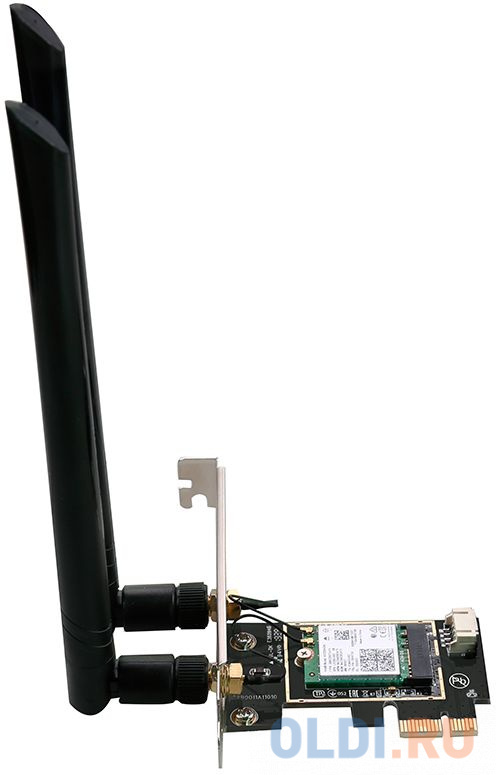 Сетевой адаптер WiFi D-Link DWA-X582/RU/A2A AX3000 PCI Express (ант.внеш.съем) 2ант.