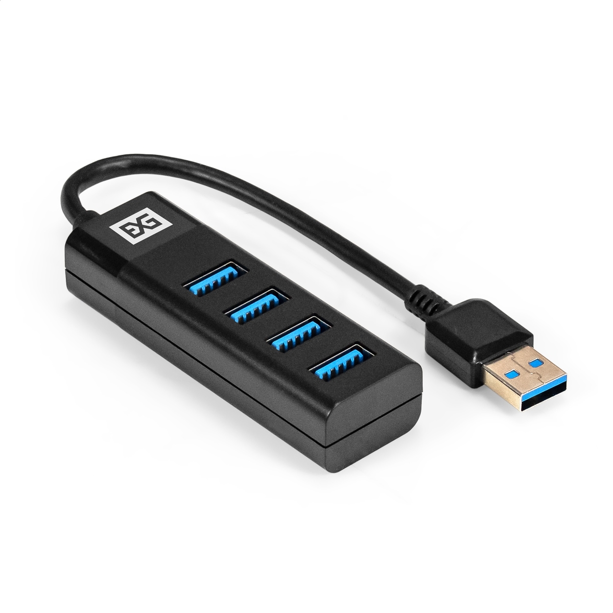 USB-концентратор Exegate DUB-4TP, 4xUSB 3.0, черный (EX296925RUS) в Москвe