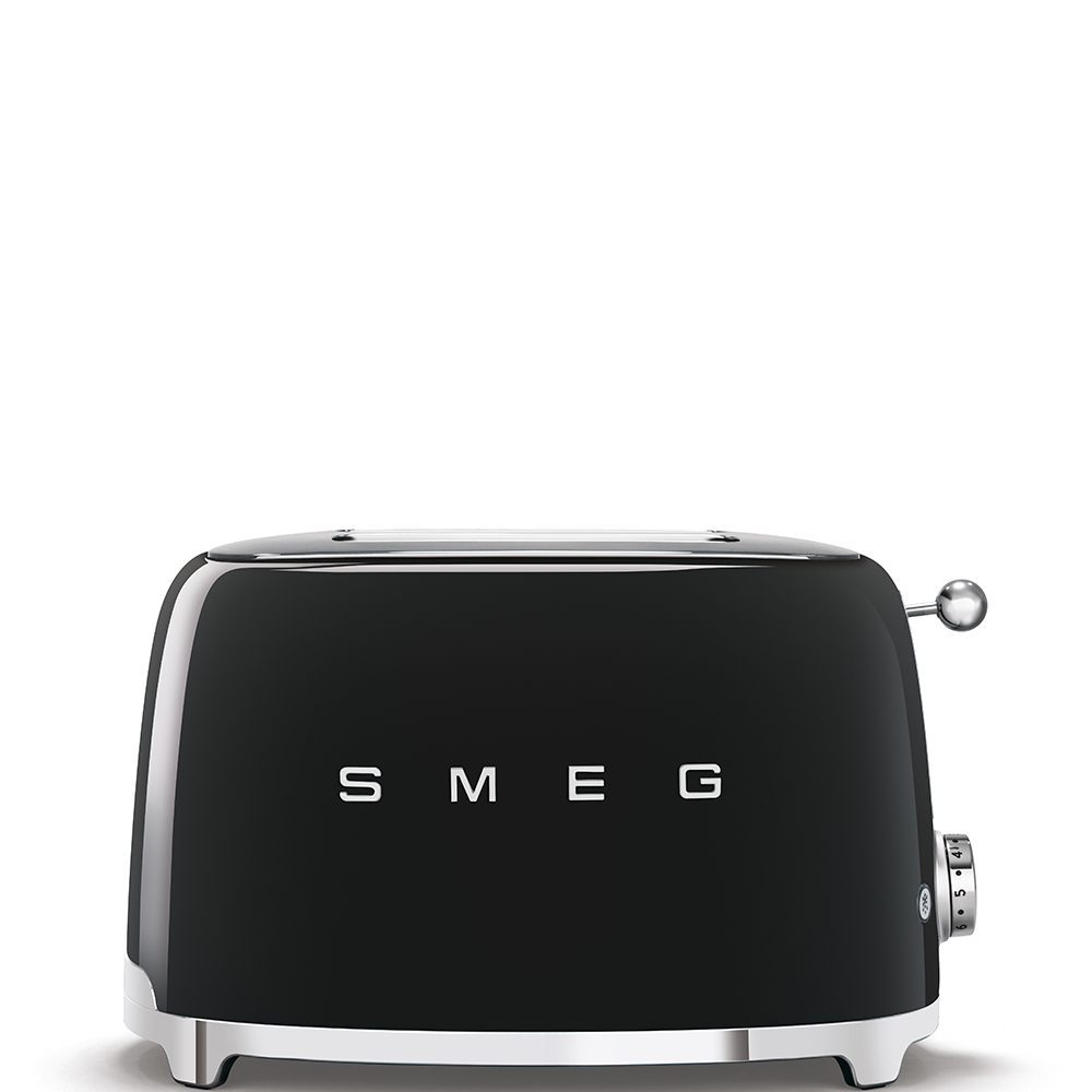 Тостер SMEG TSF01BLEU 950 Вт, подогрев, размораживание, черный (TSF01BLEU)