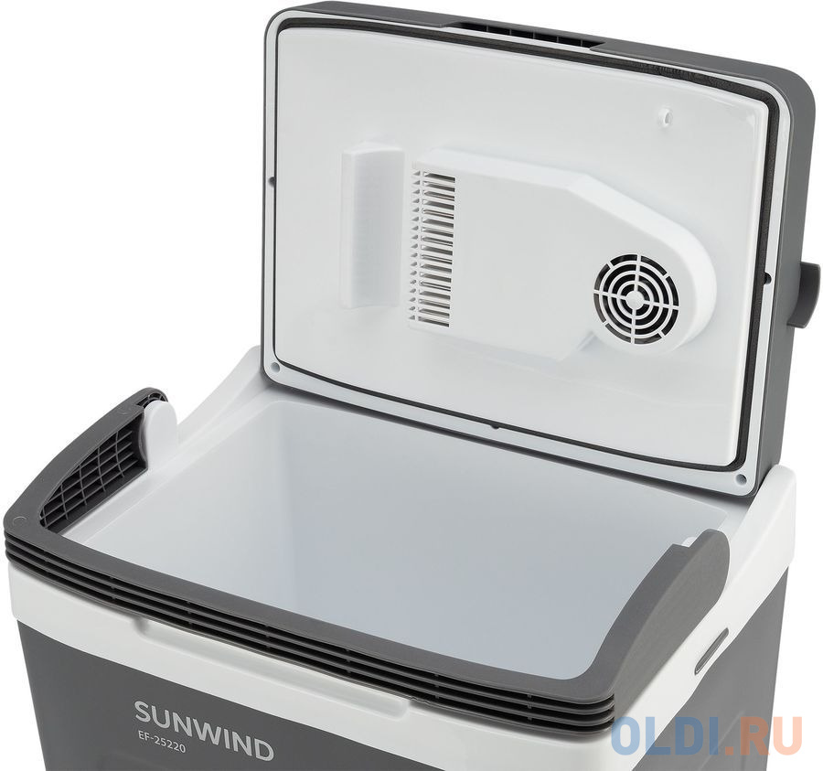 Автохолодильник SunWind EF-25220 25л 60Вт серый/белый
