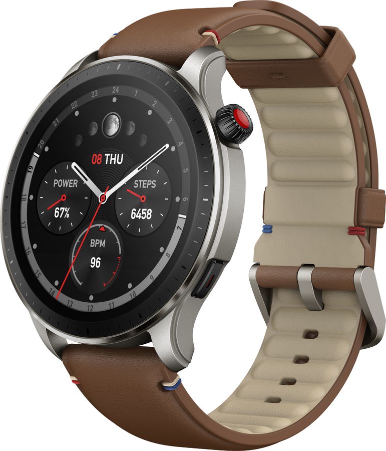 Смарт-часы Amazfit GTR 4, 1.43" Amoled, коричневый (6972596105725)