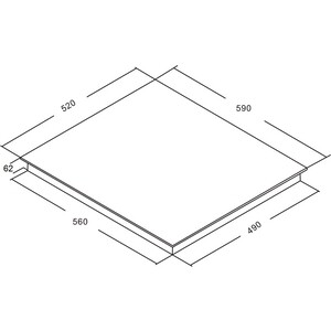 Варочная поверхность индукционная AKPO PIA 6094218FZ BL