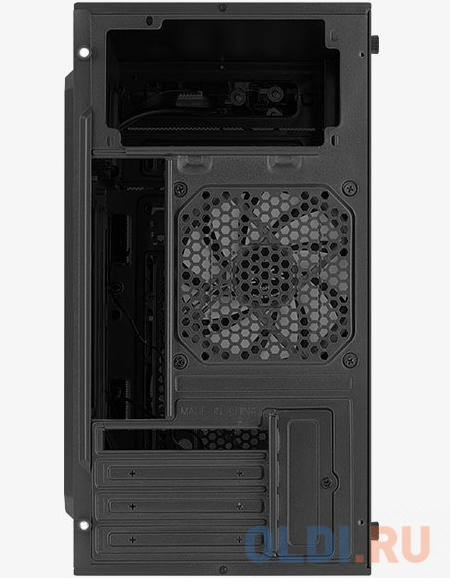 Корпус microATX Aerocool Cs-107-A-BK-v2 Без БП чёрный