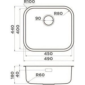 Кухонная мойка Omoikiri Omi 49-U/I светлое золото (4993301)