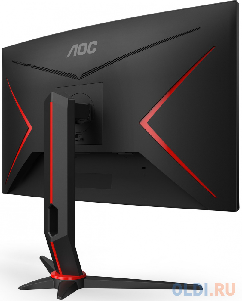 МОНИТОР 27" AOC C27G2Z3 Black-Red (VA, изогнутый, 1920x1080, 280Hz, 0.5 ms, 178°/178°, 300 cd/m, 80M:1, +2xHDMI 2.0,DP)