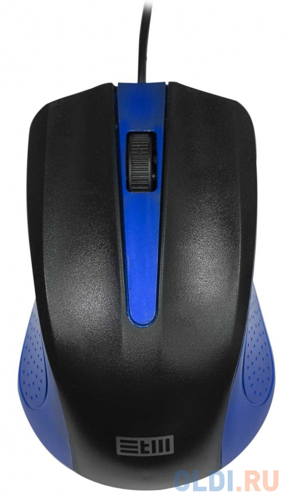 STM USB WIRED MOUSE STM 101CB black/blue в Москвe