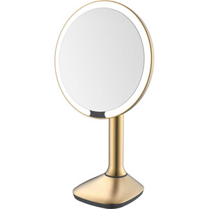 Зеркало косметическое Java с подсветкой, матовое золото (S-M8888LB)