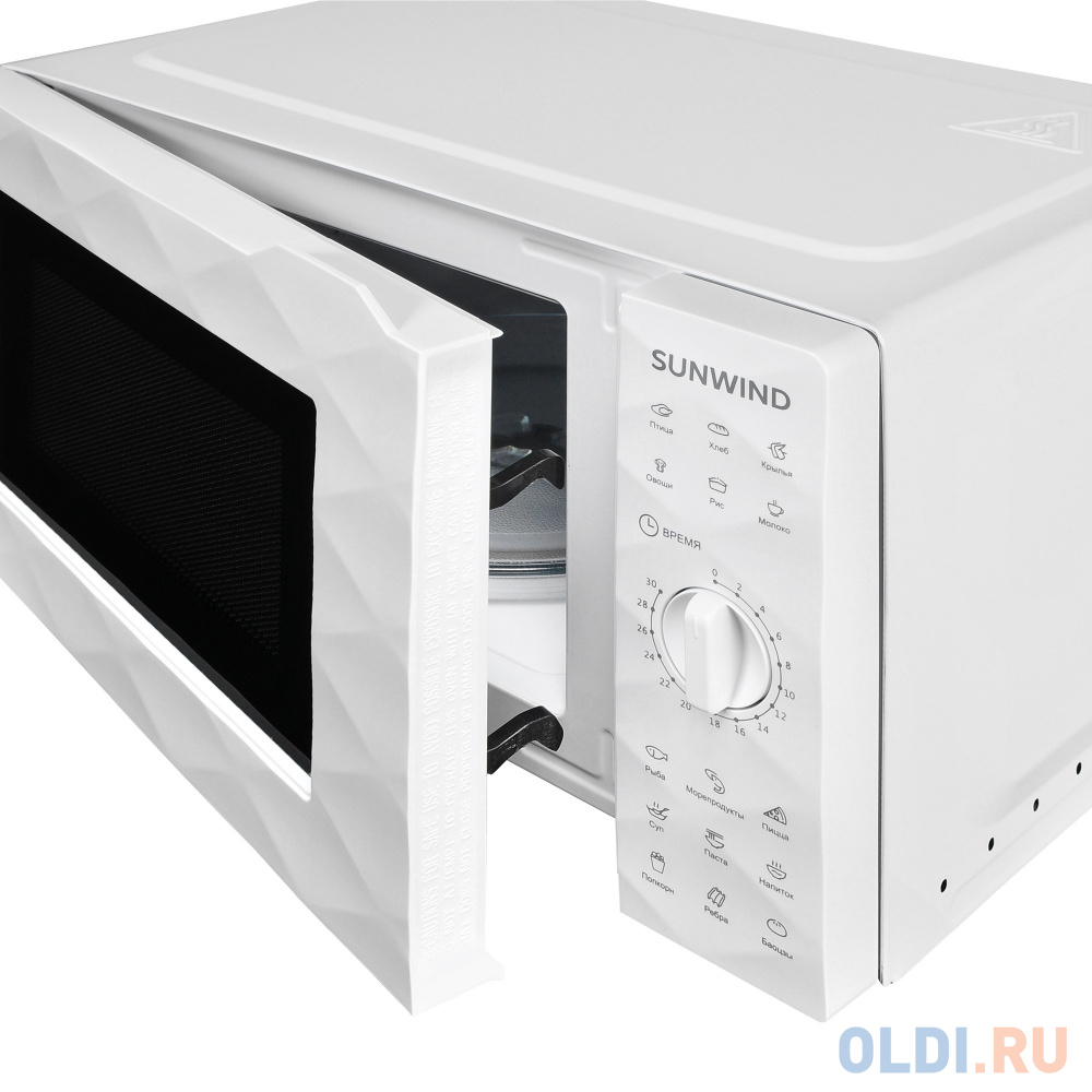 Микроволновая печь SunWind SUN-MW001 600 Вт белый