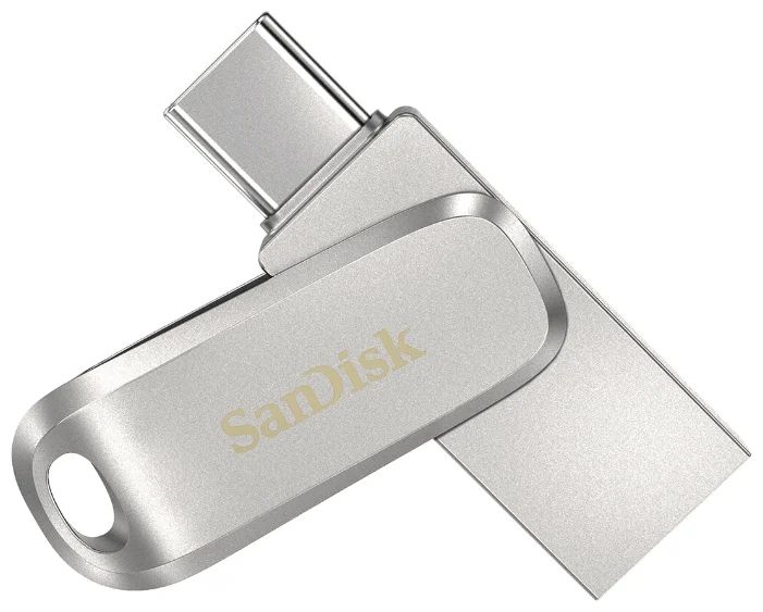 Флешка SanDisk Ultra Dual Drive Luxe 64Gb (SDDDC4-064G-G46) USB-C