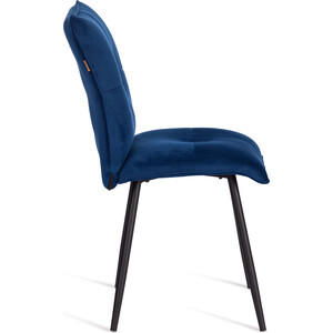 Стул обеденный TetChair Sweet, разборный, велюр, 46х55х88, Blue (синий) в Москвe