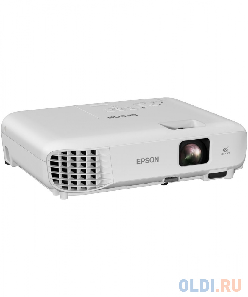 Проектор Epson EB-E01 white (LCD, 1024 x768, 3300Lm, 15000:1, 2.4 kg) (V11H971040)