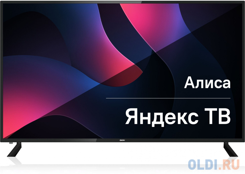 Телевизор LED BBK 65&quot; 65LEX-8234/UTS2C (B) Яндекс.ТВ черный 4K Ultra HD 60Hz DVB-T2 DVB-C DVB-S2 USB WiFi Smart TV (RUS)