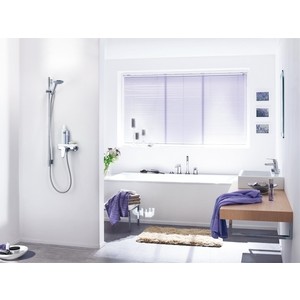 Смеситель для душа Grohe Eurodisc Cosmopolitan с душевым гарнитуром, хром (33569002, 27853001)