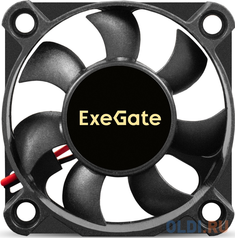 Вентилятор 12В DC ExeGate EX05010B2P (50x50x10 мм, 2-Ball (двойной шарикоподшипник), 2pin, 5500RPM, 30dBA)