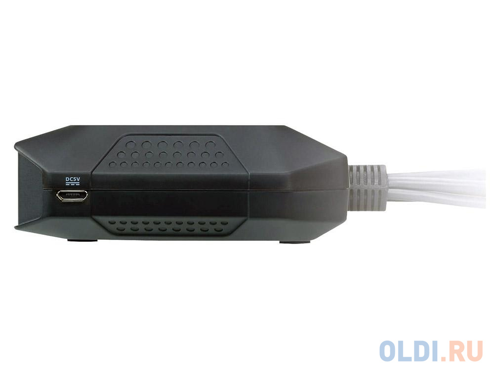 Переключатель KVM ATEN (CS22DP-AT|) KVM,  1 user USB+DisplayPort+AUDIO =>  2 cpu USB+DisplayPort+AUDIO, со встр.шнурами USB 2x1.2м., 2560x1600, нас