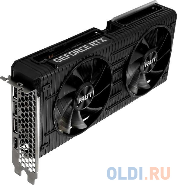 Видеокарта Palit nVidia GeForce RTX 3060 Ti DUAL V1 LHR 8192Mb