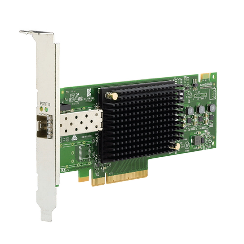 Адаптер FC Broadcom LPE31000-M6, 1xLC, 16 Гб/с, PCI-Ex8, Retail (LPE31000-M6)