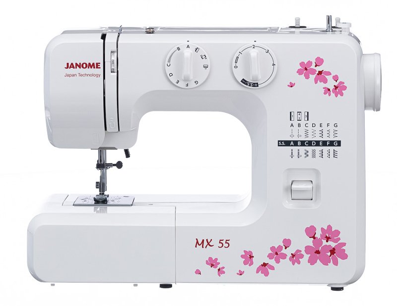 Швейная машина Janome MX 55, белый