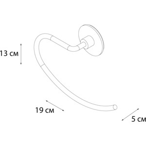 Полотенцедержатель Fixsen Round кольцо (FX-92111) в Москвe