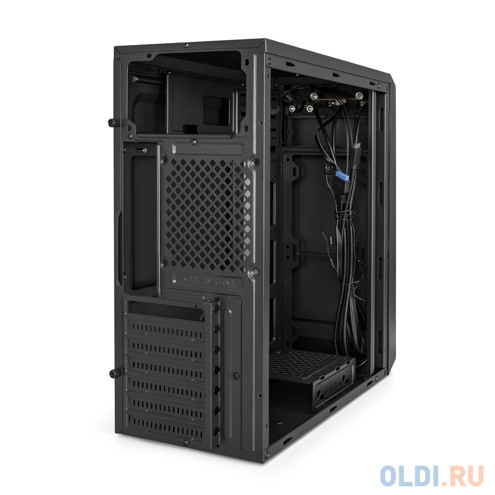 Корпус Miditower ExeGate XP-332UC-XP400 (ATX, XP400 с вент. 12см, 2*USB3.0+1*TypeC, аудио, черный)