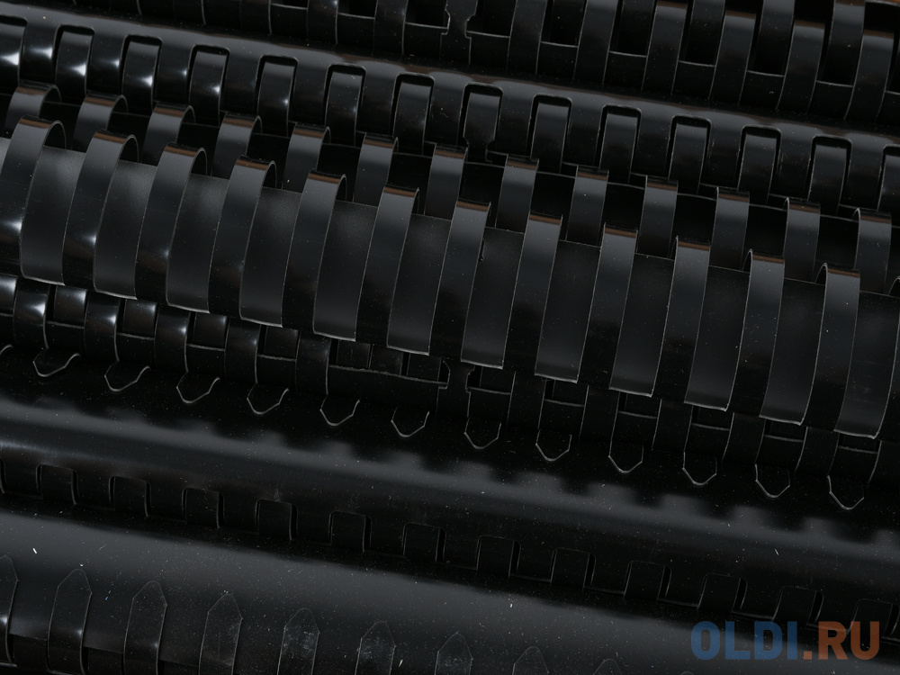 Пружины пластиковые 32 мм черные (260-300 листов) 50 шт, ГЕЛЕОС [BCA4-32B]