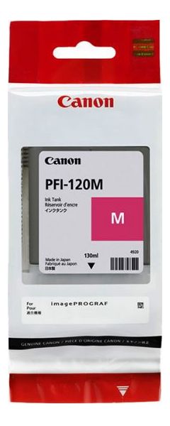 Картридж струйный Canon PFI-120 M 2887C001 пурпурный (130мл) для Canon imagePROGRAF TM-200/205 в Москвe