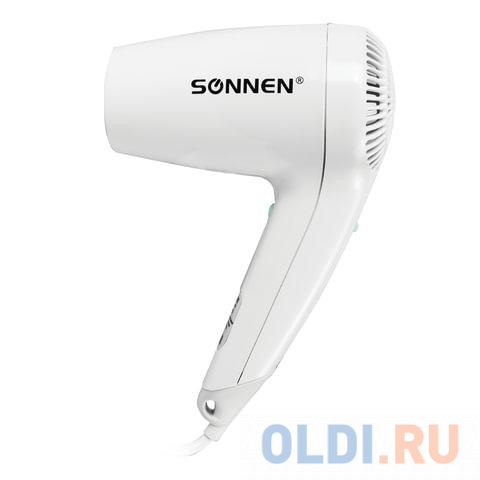 Фен для волос настенный SONNEN HD-1288D, 1200 Вт, пластиковый корпус, 4 скорости, белый, 604197 в Москвe