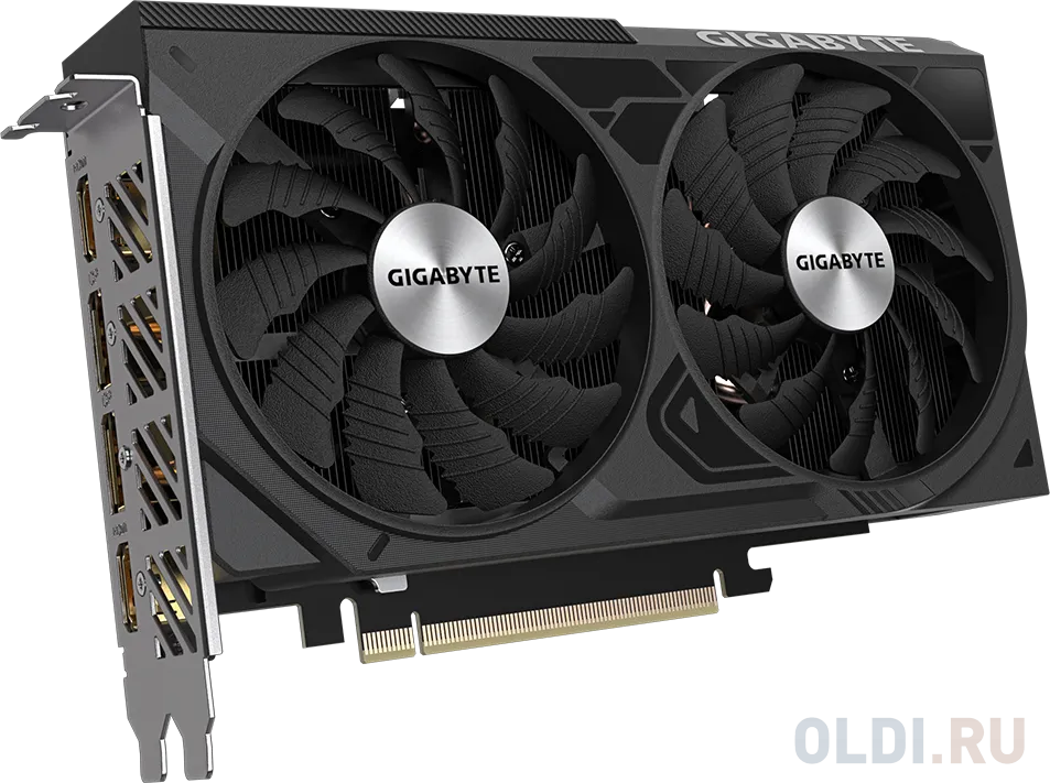 Видеокарта Gigabyte PCI-E 4.0 GV-N406TWF2OC-16GD NVIDIA GeForce RTX 4060TI 16384Mb 128 GDDR6 2565/18000 HDMIx2 DPx2 HDCP Ret