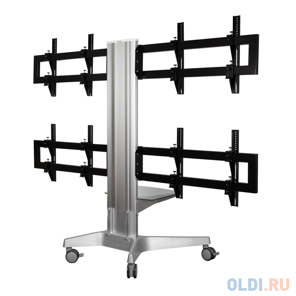 Подставка для телевизора Arm Media PT-STAND-16 серебристый 26"-55" макс.120кг напольный фиксированный