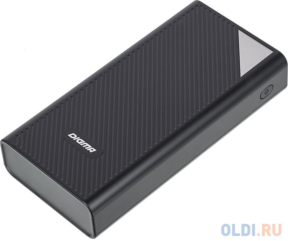 Внешний аккумулятор Power Bank 30000 мАч Digma DGP-30000-4U-B черный