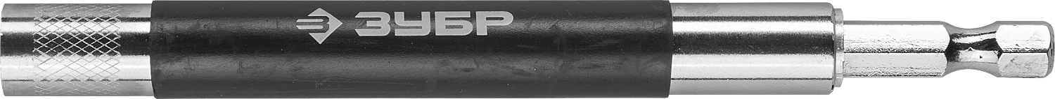 Держатель для бит Зубр ЭКСПЕРТ, 80мм, магнитный наконечник, для бит с хвостовиком 1/4", 1шт., (26752-080)