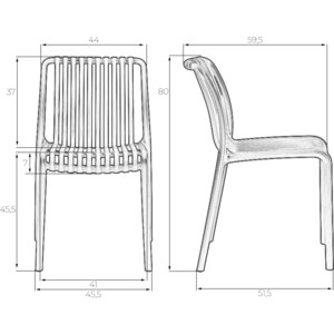 Стул обеденный Dobrin WALTER LMZL-PP776 черный