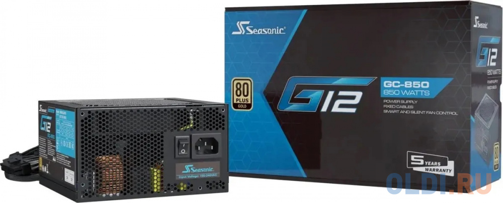 Блок питания Seasonic ATX 850W G12 GC-850 SSP-850RT2