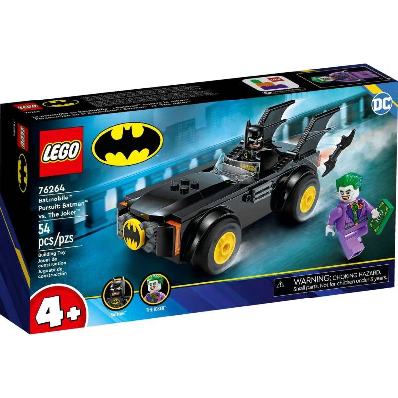 Конструктор Lego Super Heroes Погоня на Бэтмобиле Бэтмен против Джокера 54 дет. 76264