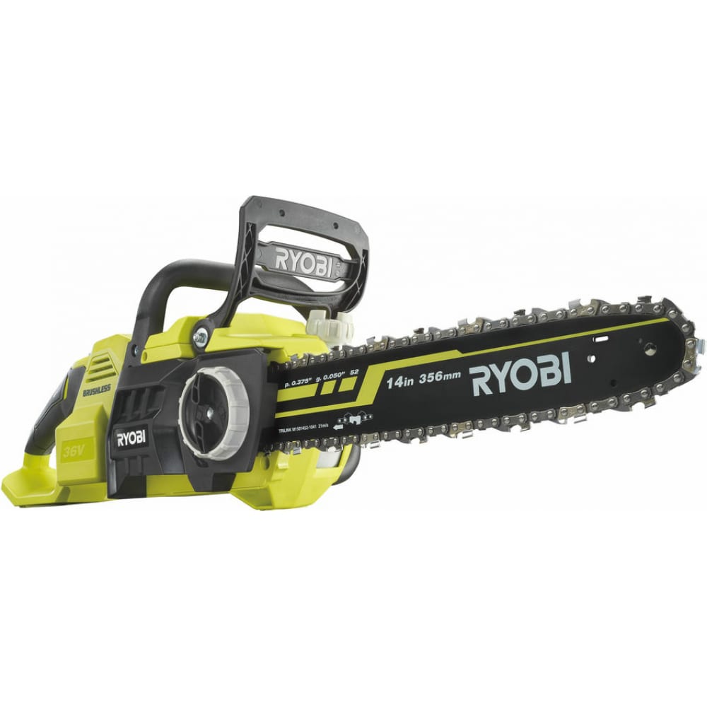 Бесщеточная цепная пила Ryobi