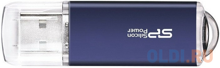 Флеш накопитель 64Gb Silicon Power Ultima II, USB 2.0, Синий