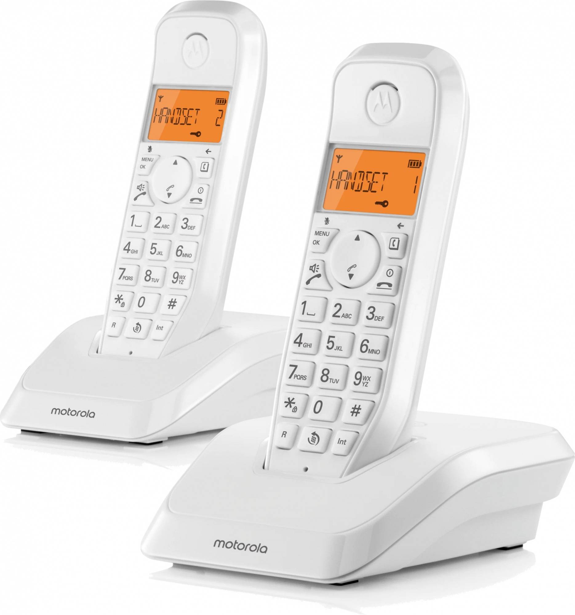 Телефон Motorola S1202 белый (107s1202white)