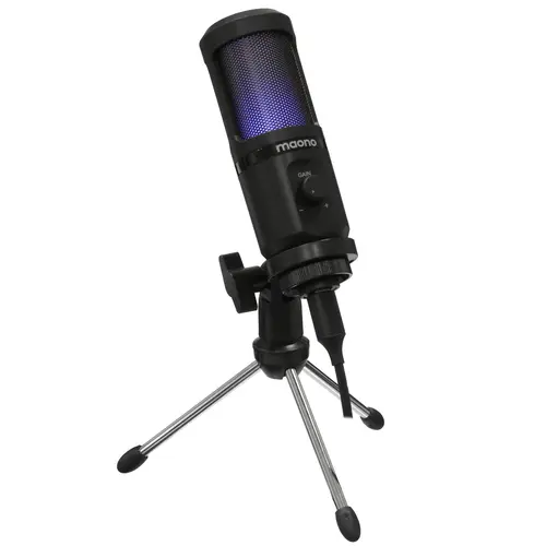 Микрофон MAONO AU-PM461TR RGB, конденсаторный, черный (AU-PM461TR RGB)