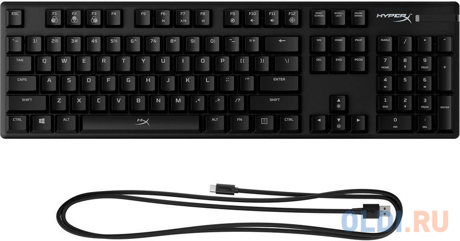 Клавиатура HyperX Alloy Origins Black USB в Москвe